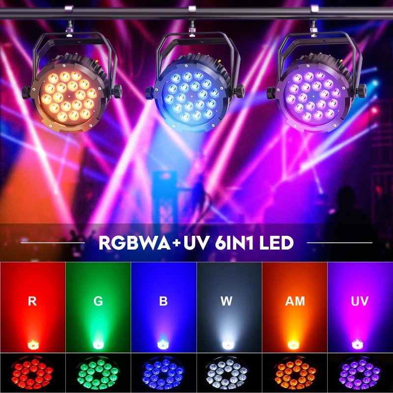 4개 18X10W IP65 방수 파라이트 RGBW UV - Outdoor Lighting Waterproof 리뷰 및 가격
