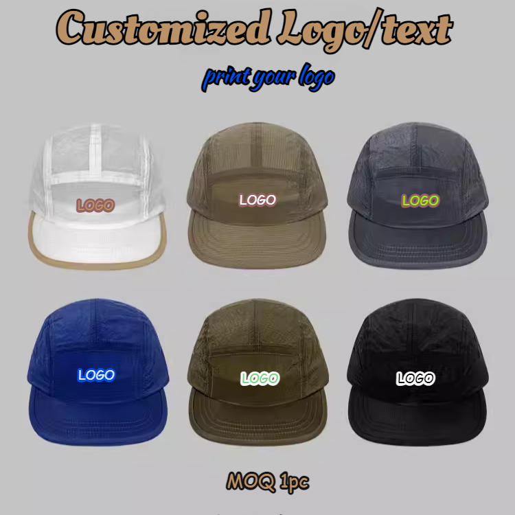 일본의 간단한 가벼운 통기성 속건성 5 패널 야구 모자 - Outdoor Lighting Logo 리뷰 및 가격