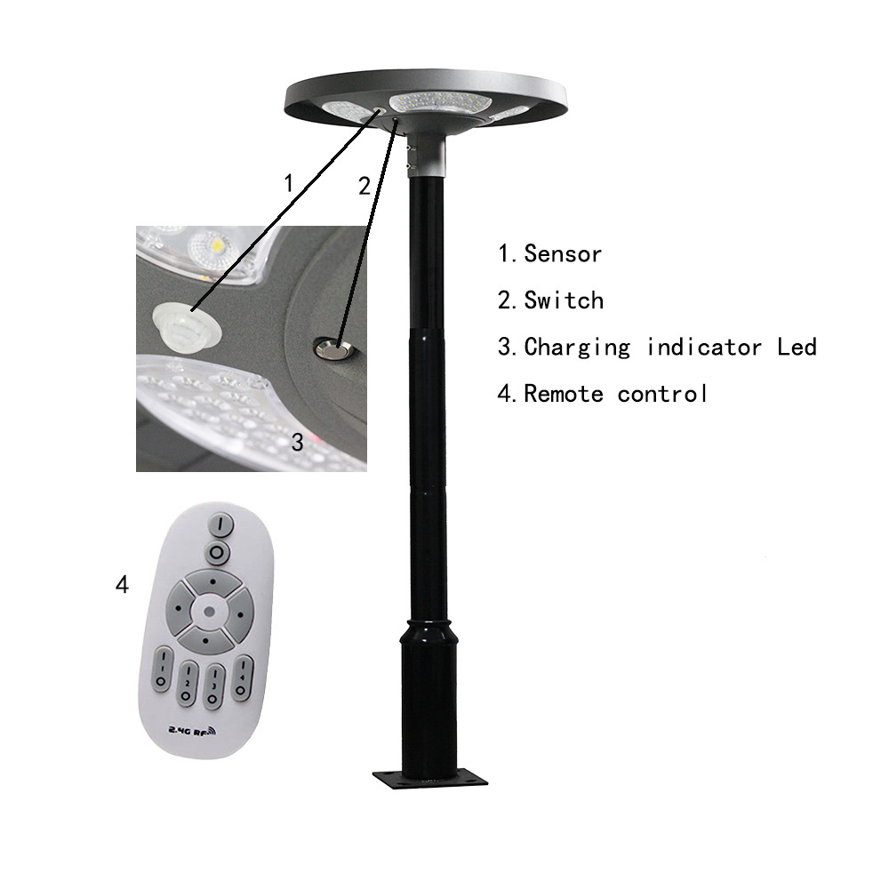 방수 IP65 UFO 태양광 LED 정원 가로등 30W - Outdoor Lighting For Garden 리뷰 및 가격