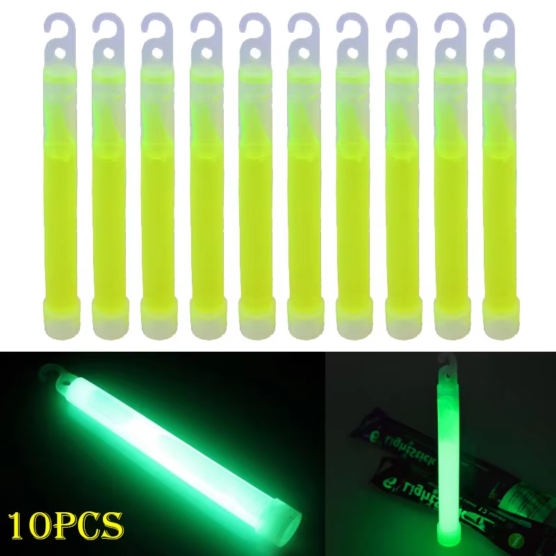 1-20개입 후크가 있는 6인치 야광봉, 하이킹, 캠핑 - Outdoor Lighting Effects 리뷰 및 가격