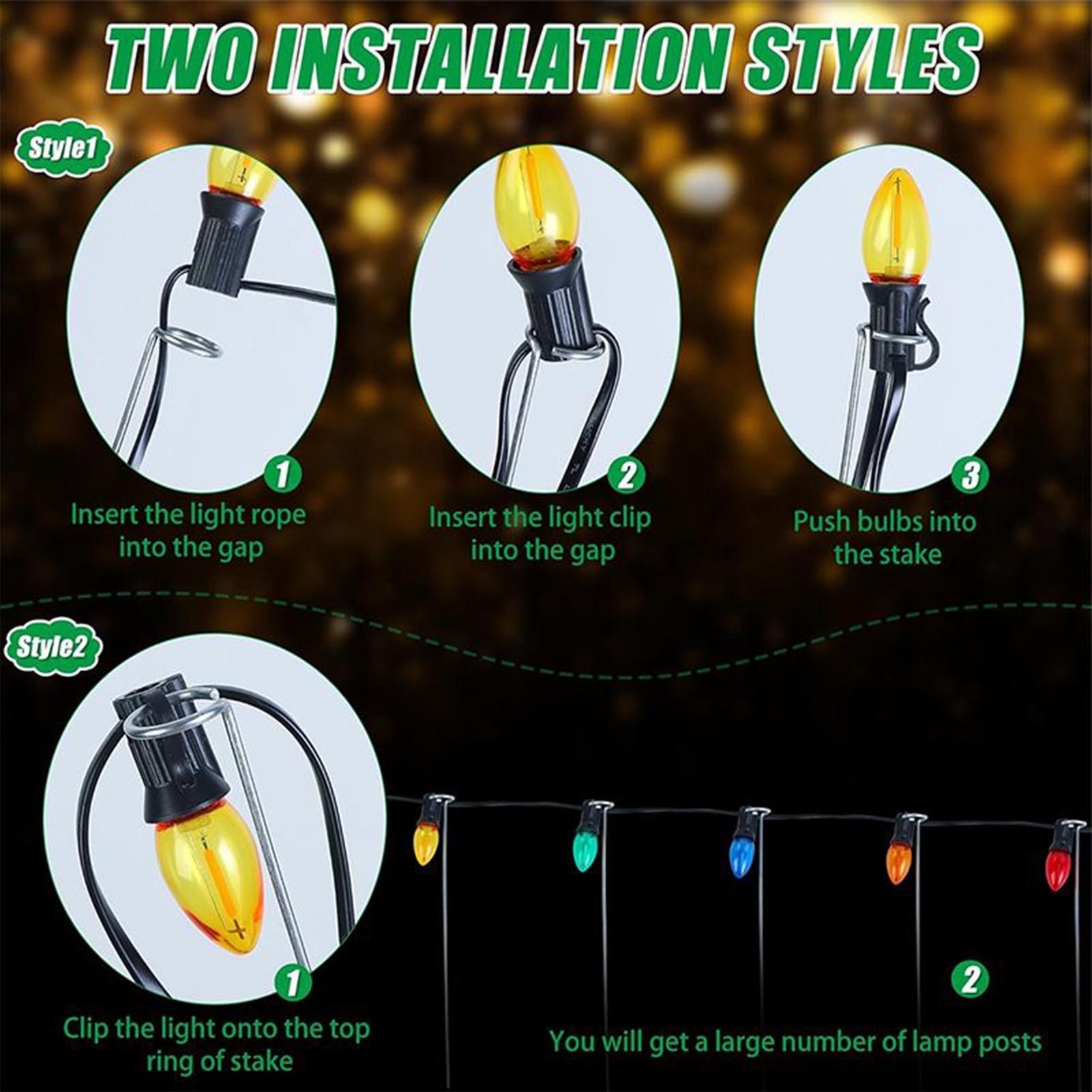크리스마스 조명 말뚝 12인치 잔디밭 야외 장식 크리스 - Outdoor Lighting Pathway 리뷰 및 가격