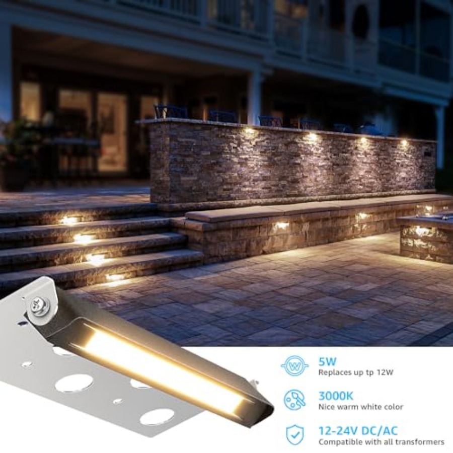 7인치 하드스케이프 조명 5W LED 옹벽 조명 300 - Outdoor Lighting Voltage 리뷰 및 가격