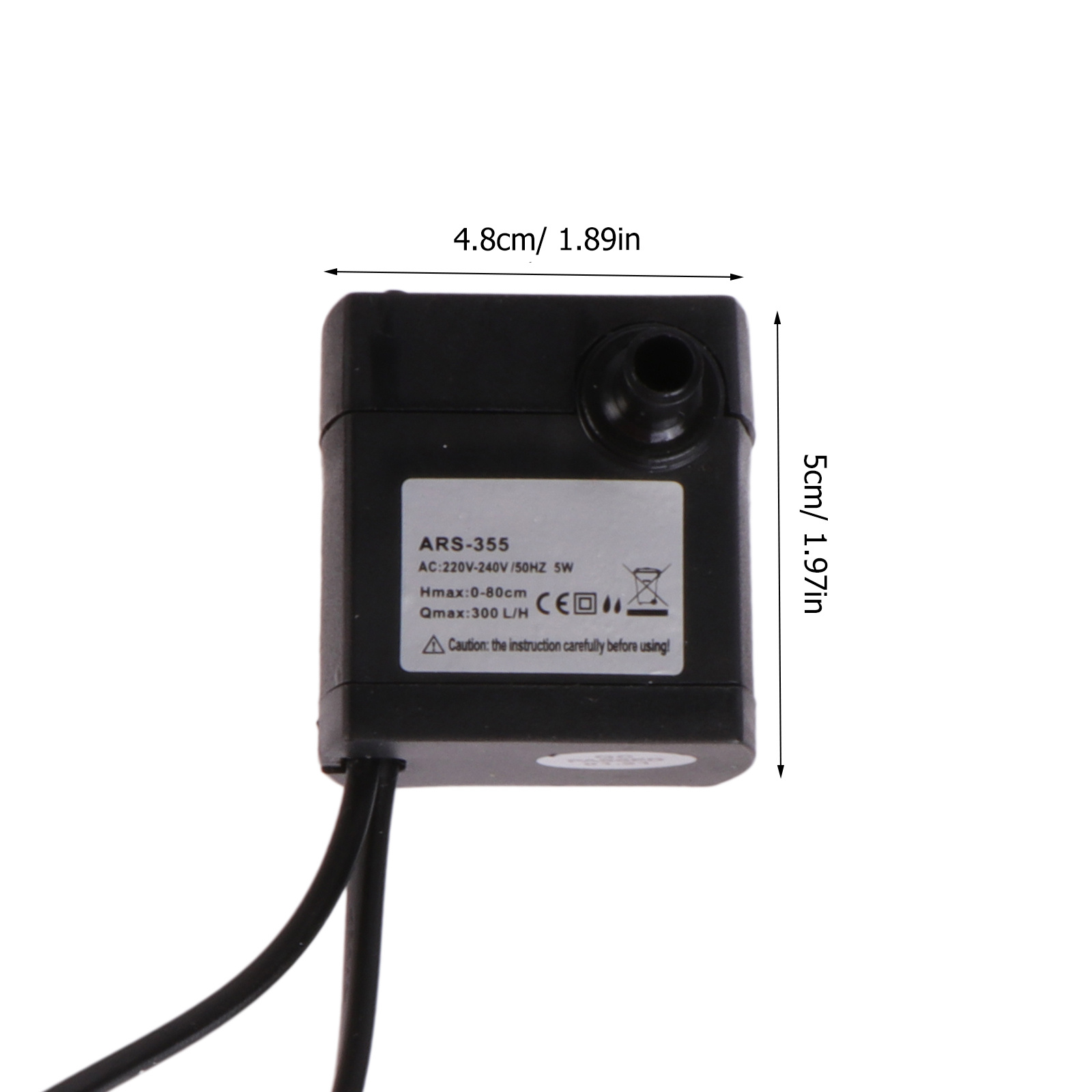 5W 수중 순환 워터 펌프 조절 가능한 유량 LED 라 - Pond Light Submersible 리뷰 및 가격