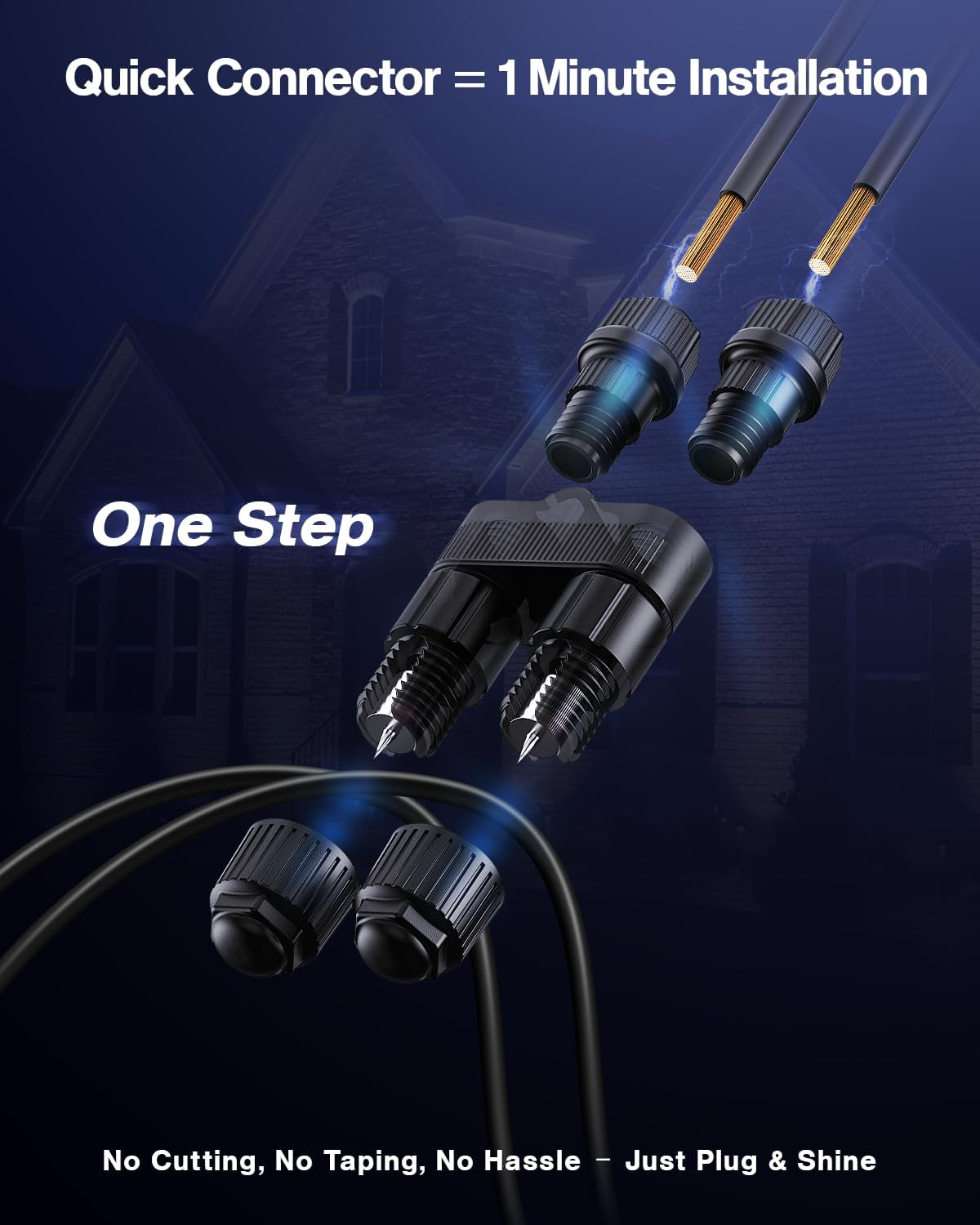 12팩 저전압 조경 조명용 패스트락 커넥터 5W LED - Outdoor Lighting Voltage 리뷰 및 가격