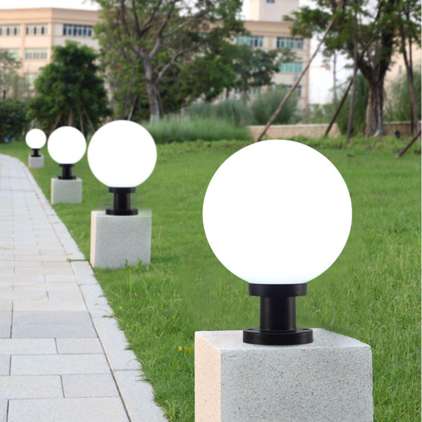 황혼부터 새벽까지 야외 조명 램프 구형 태양광 기둥 램 - Outdoor Lighting Pathway 리뷰 및 가격