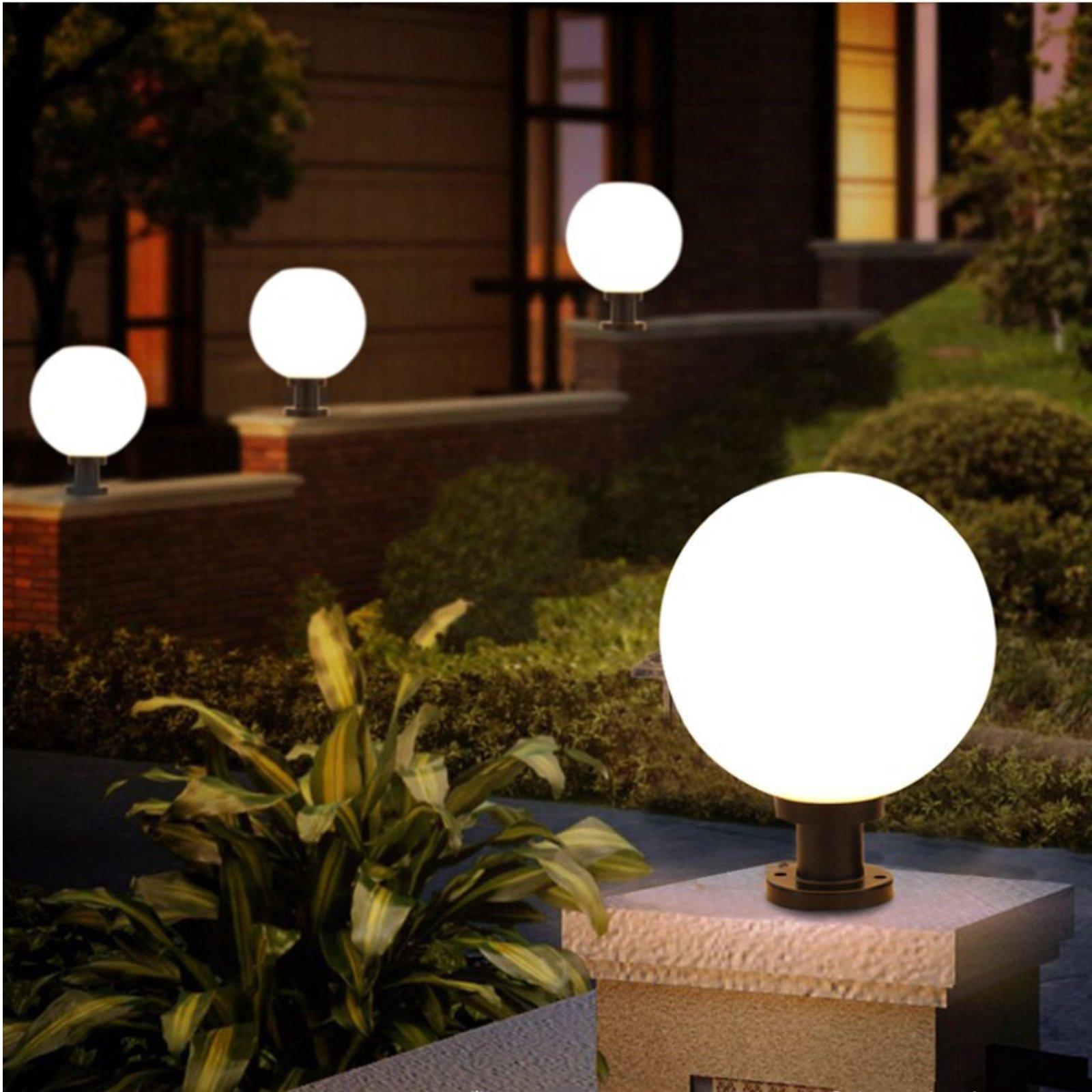 황혼부터 새벽까지 야외 조명 램프 구형 태양광 기둥 램 - Outdoor Lighting Pathway 리뷰 및 가격