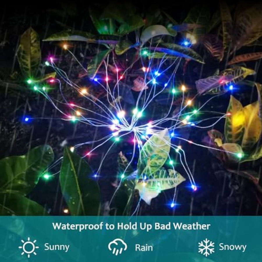 태양열 불꽃놀이 조명, 다양한 조명 모드, 정원, 파티 - Outdoor Lighting Pathway 리뷰 및 가격